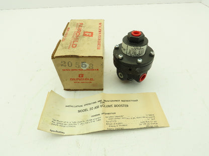 Fairchild 20553 Pneumatic Air Volume Booster 3/1 Output Model 20