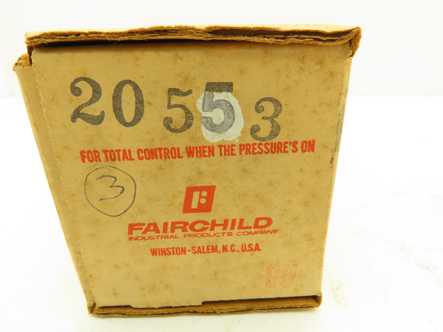 Fairchild 20553 Pneumatic Air Volume Booster 3/1 Output Model 20