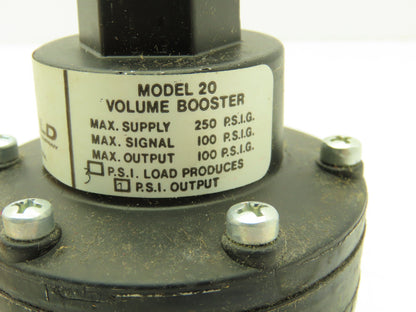 Fairchild 20553 Pneumatic Air Volume Booster 3/1 Output Model 20
