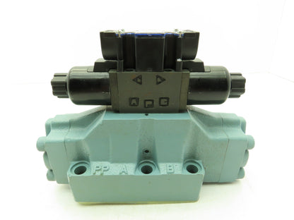 Nachi DSS-G06-C6-R-D2-E12 Hydraulic Directional Control Solenoid Valve 24VDC D08