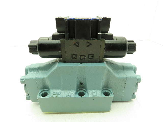 Nachi DSS-G06-C6-R-D2-E12 Hydraulic Directional Control Solenoid Valve 24VDC D08