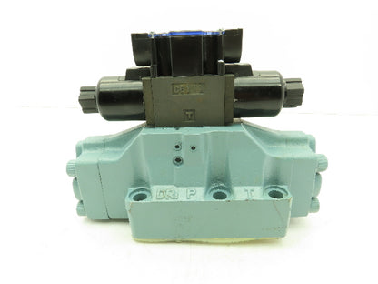 Nachi DSS-G06-C6-R-D2-E12 Hydraulic Directional Control Solenoid Valve 24VDC D08