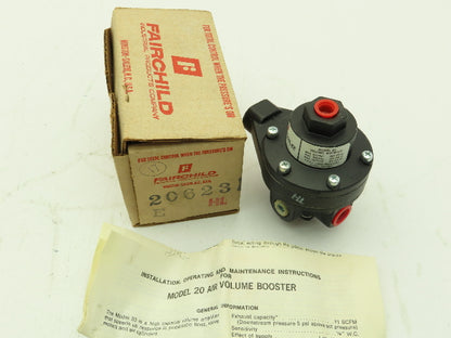 Fairchild 20623 Pneumatic Air Volume Booster 1/2 Output Model 20