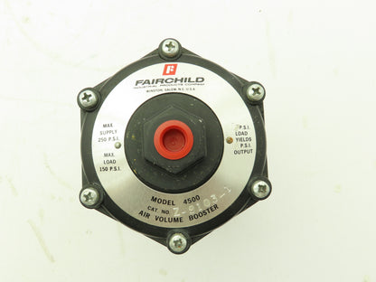 Fairchild Z-9103-01 Pneumatic Volume Booster 15/1 Output Model 4500 4503