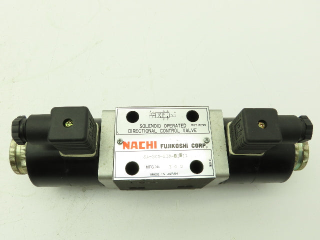 Nachi SA-G03-E3X-D1-E11 Hydraulic Directional Control Wet Solenoid Valve 12VDC