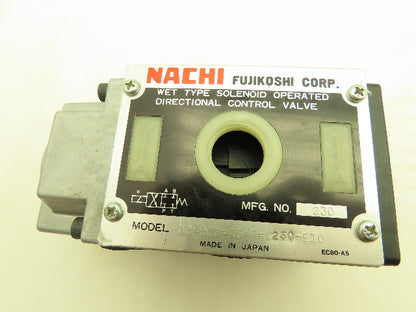 Nachi SS-G03-A5-R-C230-E10 Hydraulic Directional Control Solenoid Valve 220V D05