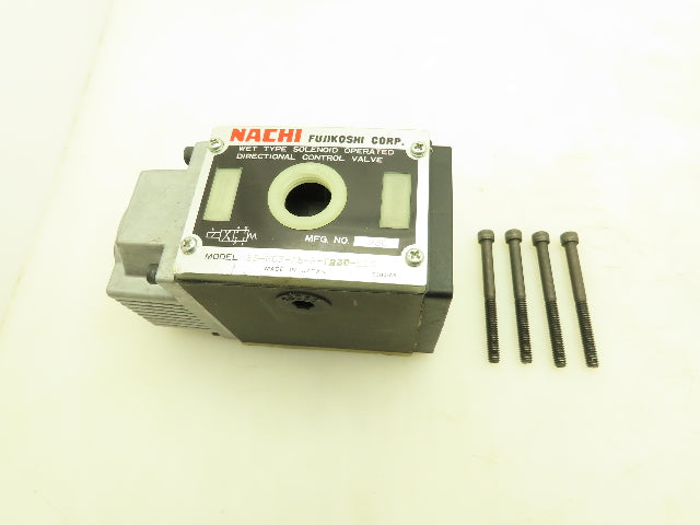Nachi SS-G03-A5-R-C230-E10 Hydraulic Directional Control Solenoid Valve 220V D05