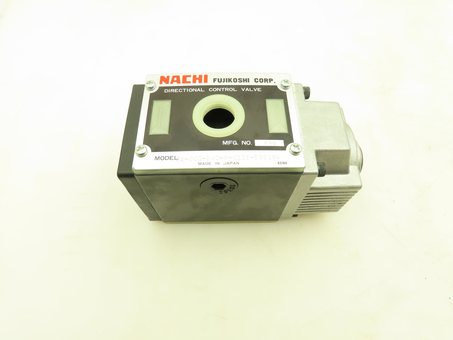 Nachi SS-G03-H43-R-C115-E8916A Hydraulic Directional Control Solenoid Valve 120V