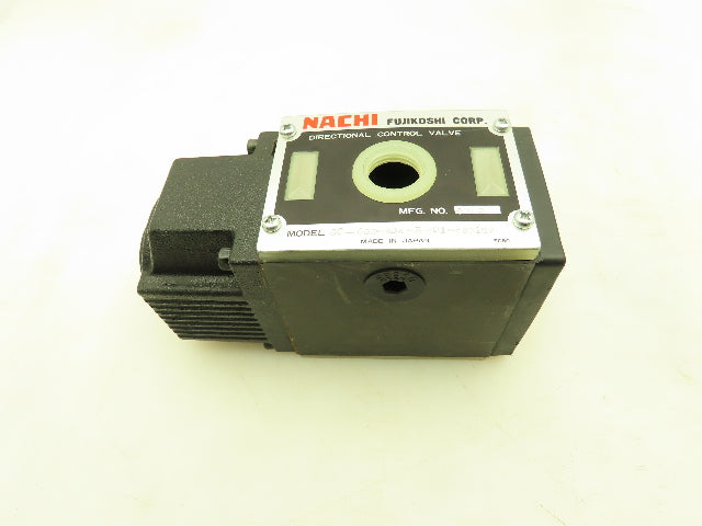 Nachi SS-G03-A04-R-D1-E8916A Hydraulic Directional Control Solenoid Valve 12VDC