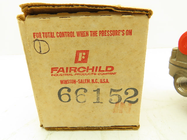 Fairchild 66152 Stainless Steel Pneumatic Air Pressure Regulator Model 66