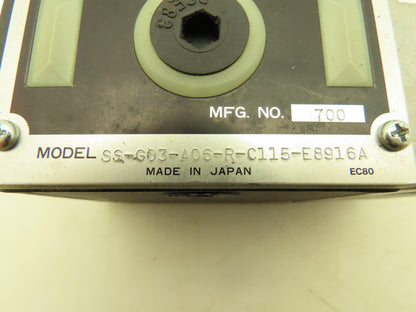 Nachi SS-G03-A06-R-C115-E8916A Hydraulic Directional Control Solenoid Valve 120V