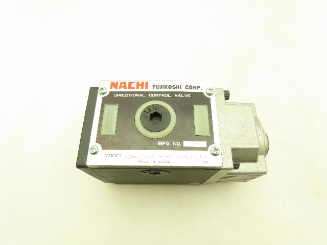 Nachi SS-G03-A06-R-C115-E8916A Hydraulic Directional Control Solenoid Valve 120V