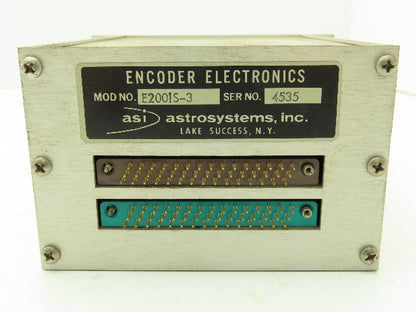 Astro System E200IS-3 ASI Encoder Electronics Solid State Transducer 4 Axis