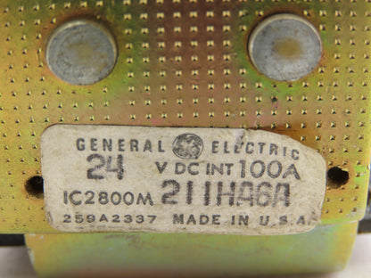 GE General Electric IC2800M 211HA6A  DC Contactor 100A 24VDC