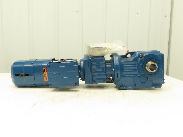 Sew-Eurodrive KH47/T R37  Helical Gearmotor 112:1 Ratio 1/2HP 230/460V 3PH S1
