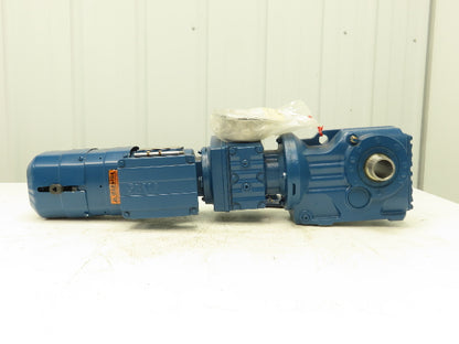 Sew-Eurodrive KH47/T R37  Helical Gearmotor 112:1 Ratio 1/2HP 230/460V 3PH S1