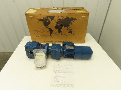Sew-Eurodrive KH47/T R37  Helical Gearmotor 112:1 Ratio 1/2HP 230/460V 3PH S1