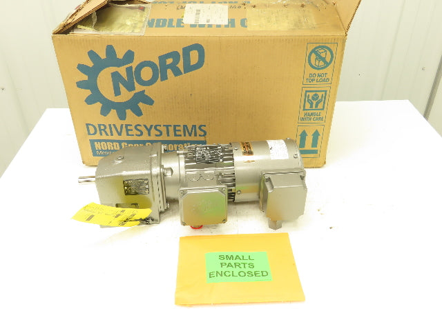 Nord SK02-71S/4 CUS FC Helical In-Line Gearmotor 28:1 Ratio 0.33HP 230/460V 3PH