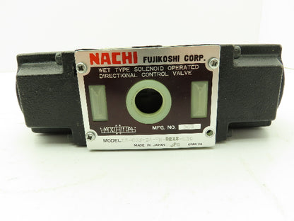 Nachi SS-G03-C4-FR-D2-E10 Hydraulic Directional Control Solenoid Valve 24VDC D05