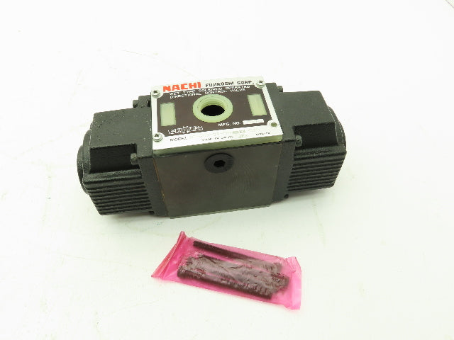 Nachi SS-G03-C4-FR-D2-E10 Hydraulic Directional Control Solenoid Valve 24VDC D05