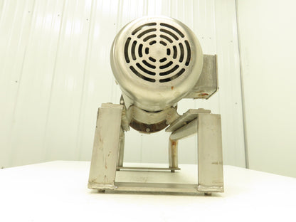 Ampco Centrifugal Pump SS 2 1/2x2" DC2 5" Impeller 5 HP Motor 230/460V Stainless