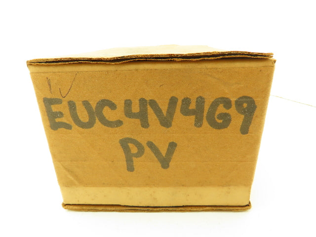 Plast-o-matic EUC4V4G9 Solenoid Valve 1/2" NPT 10PSI 1/8" Orifice 120VAC PVC