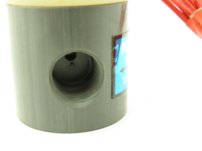 Plast-o-matic EUC4V4G9 Solenoid Valve 1/2" NPT 10PSI 1/8" Orifice 120VAC PVC