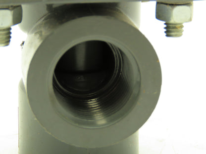 Plast-o-matic D075B-NC PVC Valve Pneumatic Controlled 3/4" NPT Sch 80