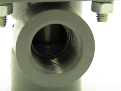 Plast-o-matic D075B-NC PVC Valve Pneumatic Controlled 3/4" NPT Sch 80