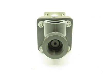 Plast-o-matic D075B-NC PVC Valve Pneumatic Controlled 3/4" NPT Sch 80