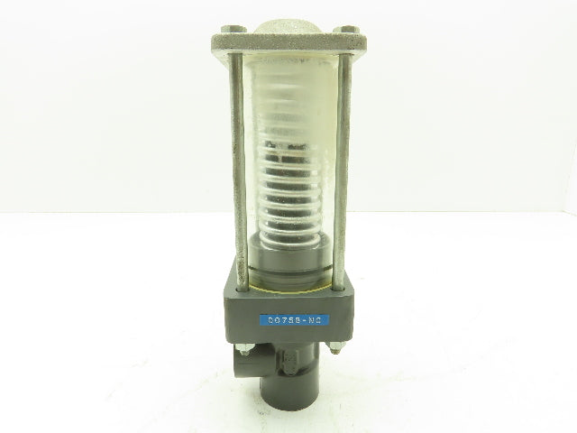 Plast-o-matic D075B-NC PVC Valve Pneumatic Controlled 3/4" NPT Sch 80