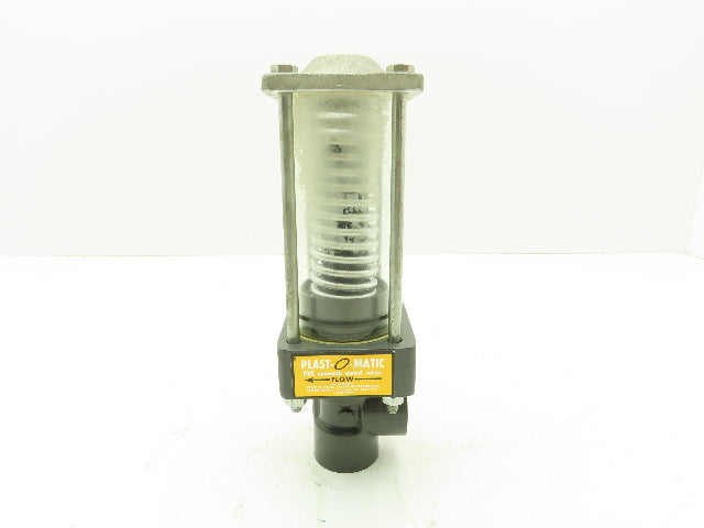Plast-o-matic D075B-NC PVC Valve Pneumatic Controlled 3/4" NPT Sch 80