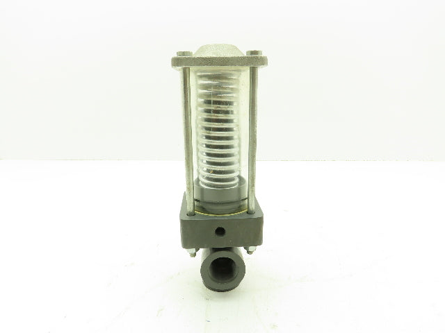 Plast-o-matic D075B-NC PVC Valve Pneumatic Controlled 3/4" NPT Sch 80