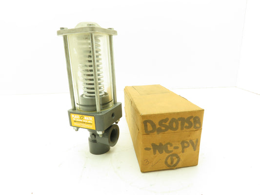Plast-o-matic D075B-NC PVC Valve Pneumatic Controlled 3/4" NPT Sch 80