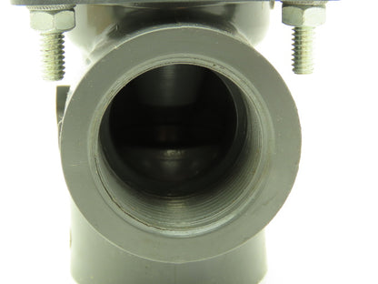 Plast-o-matic DS125LV-NO-PV PVC Valve Pneumatic Air Controlled 1 1/4" NPT Sch 80