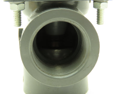 Plast-o-matic DS125LV-NO-PV PVC Valve Pneumatic Air Controlled 1 1/4" NPT Sch 80