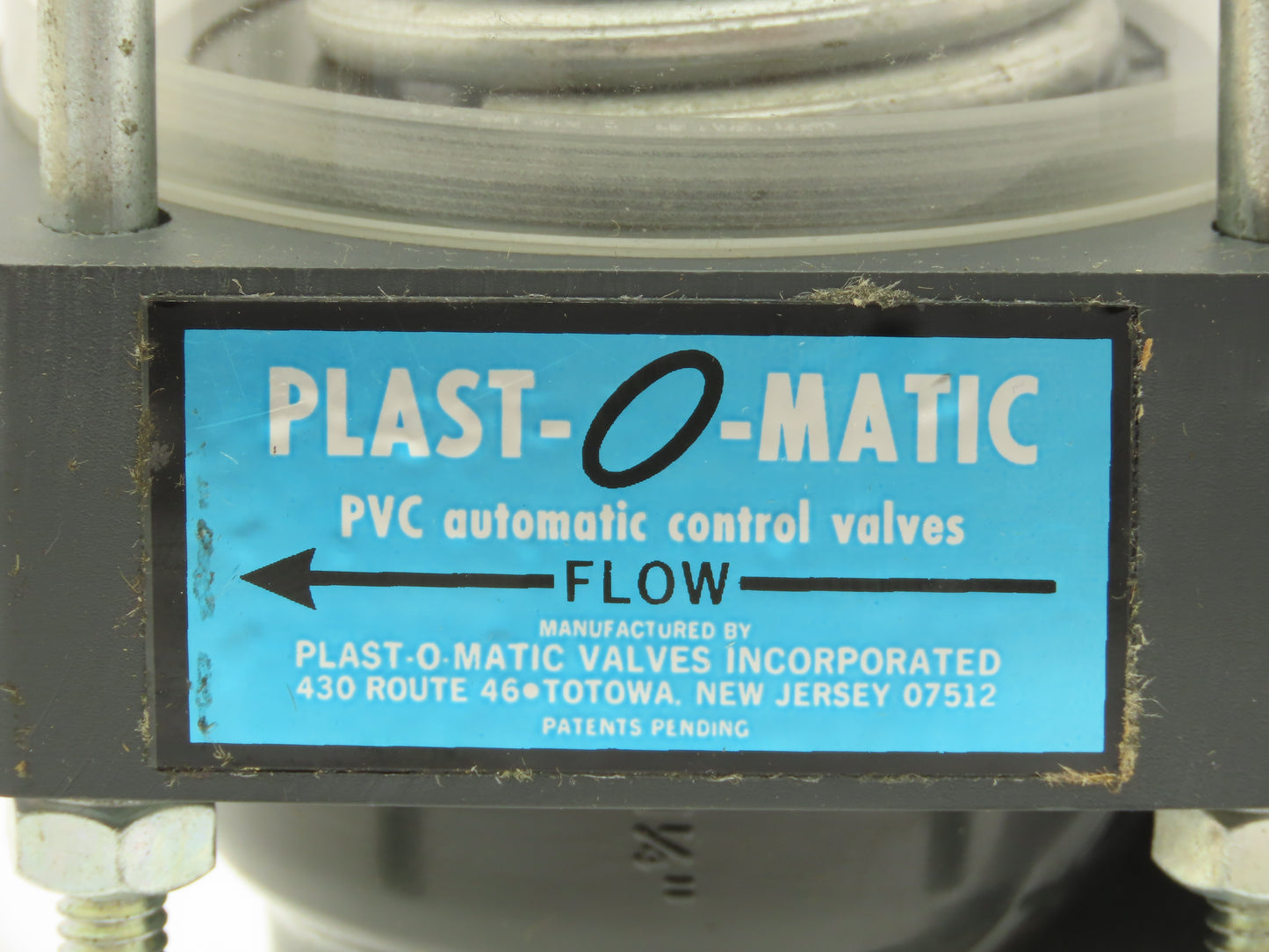 Plast-o-matic DS125LV-NO-PV PVC Valve Pneumatic Air Controlled 1 1/4" NPT Sch 80
