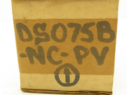 Plast-o-matic DS075B-NC PVC Valve Pneumatic Controlled 3/4" NPT Sch 80 NC