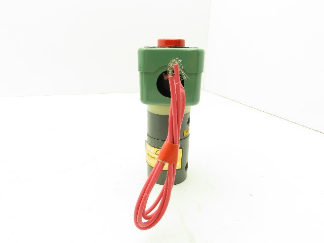 Plast-o-matic EASY1B8G20 Solenoid Valve 1/8" Ports 140PSI 1/4" Orifice 120V Coil