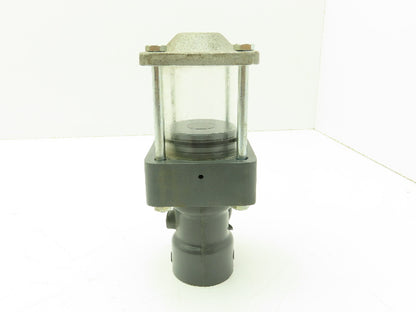 Plast-o-matic DA100V PVC Valve Pneumatic Shutoff 1" NPT Sch 80 Double Action