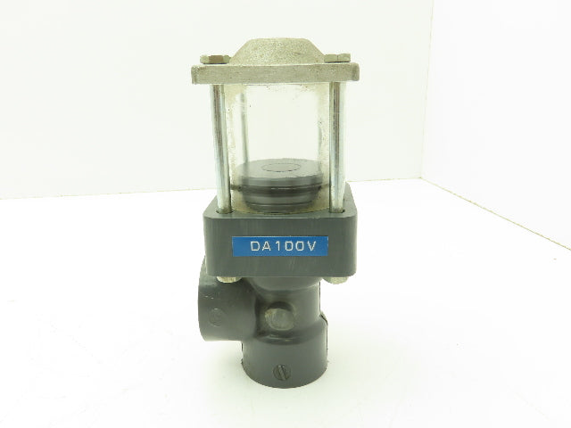 Plast-o-matic DA100V PVC Valve Pneumatic Shutoff 1" NPT Sch 80 Double Action
