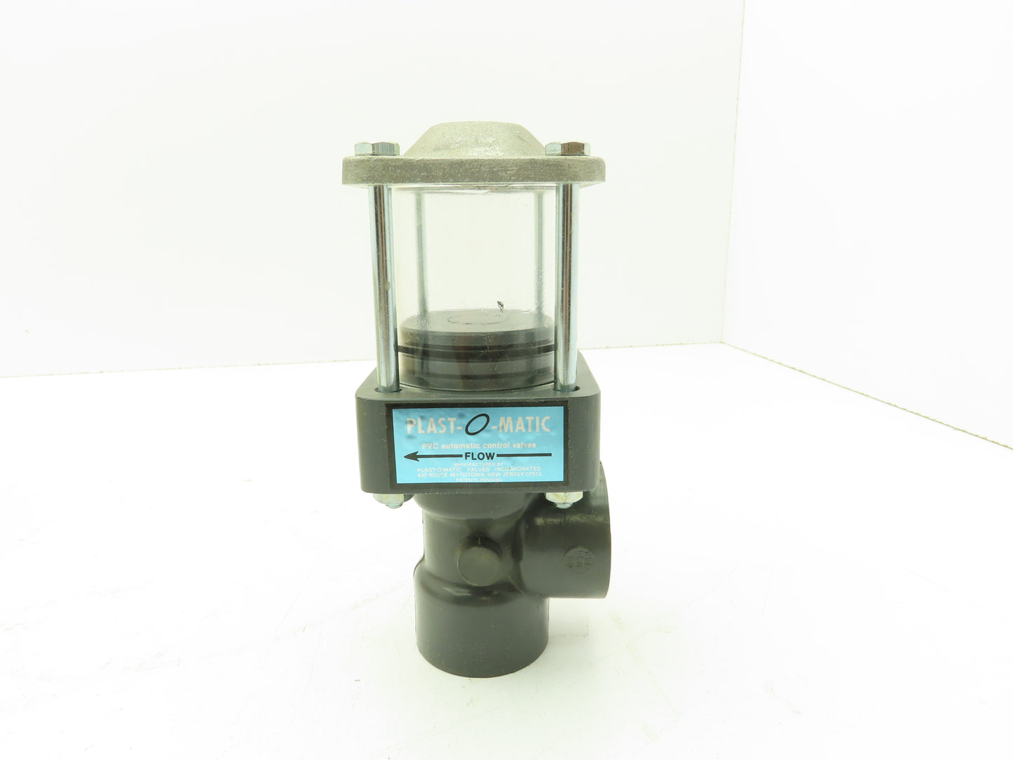 Plast-o-matic DA100V-PVC 1" Shutoff Valve Pneumatic Controlled Automatic Valve