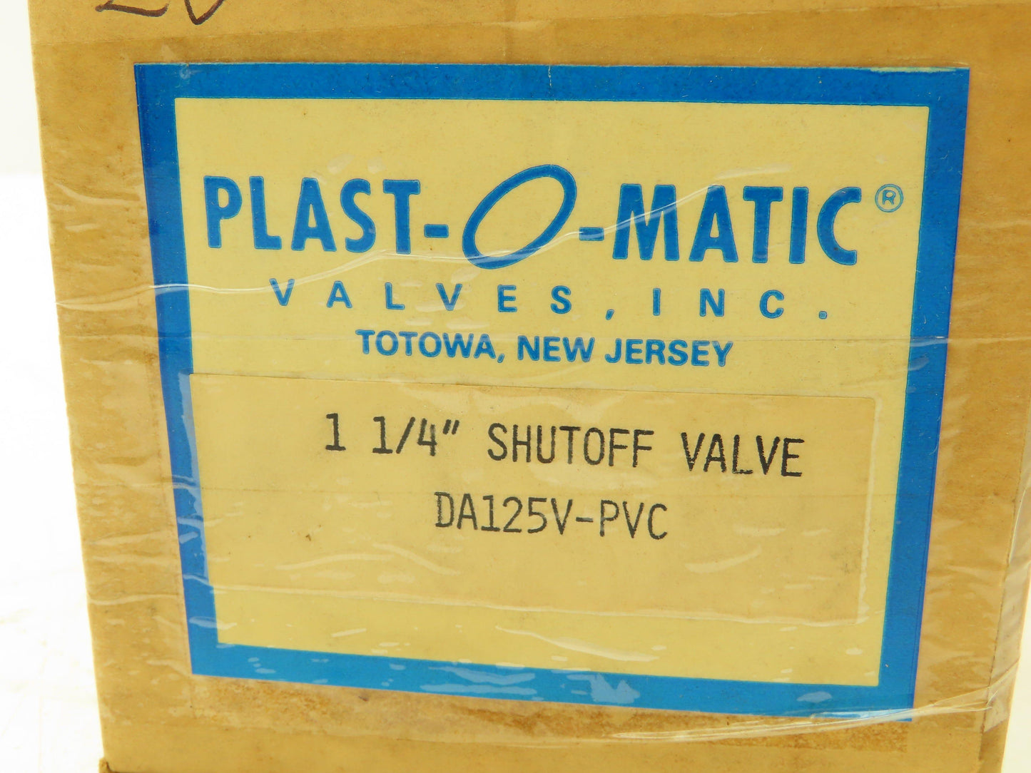 Plast-o-matic DA125V-PVC 1 1/4" Shutoff Valve Pneumatic Controlled Automatic