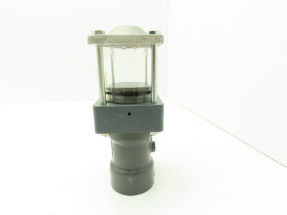 Plast-o-matic DA125V-PVC 1 1/4" Shutoff Valve Pneumatic Controlled Automatic