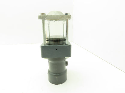 Plast-o-matic DA125V-PVC 1 1/4" Shutoff Valve Pneumatic Controlled Automatic