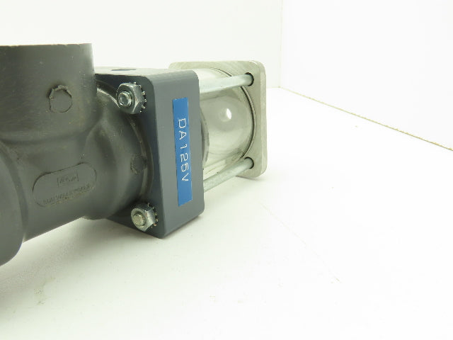 Plast-o-matic DA125V-PVC 1 1/4" Shutoff Valve Pneumatic Controlled Automatic