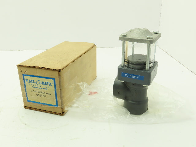 Plast-o-matic DA125V-PVC 1 1/4" Shutoff Valve Pneumatic Controlled Automatic