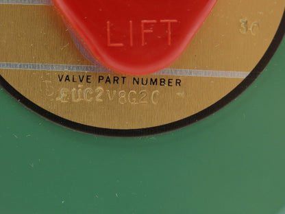 Plast-o-matic EUC2V8G20 PVC Automatic Control Valve Pneumatic 1/8" 120V Coil