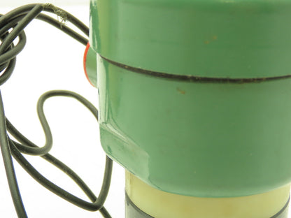 Plast-o-matic EUC2B4E20 Solenoid Valve PVC 3/8" NPT 120 PSI 120V Coil 20 Watts