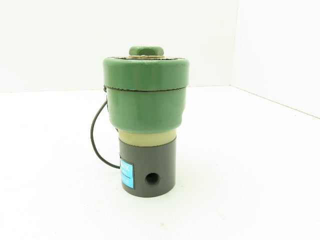 Plast-o-matic EUC2B4E20 Solenoid Valve PVC 3/8" NPT 120 PSI 120V Coil 20 Watts
